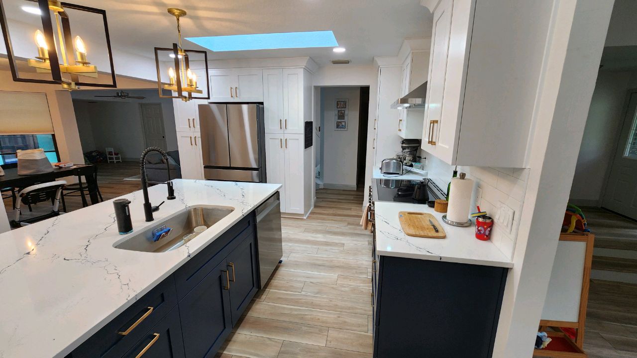 Remodeled kitchen by Team Farrell