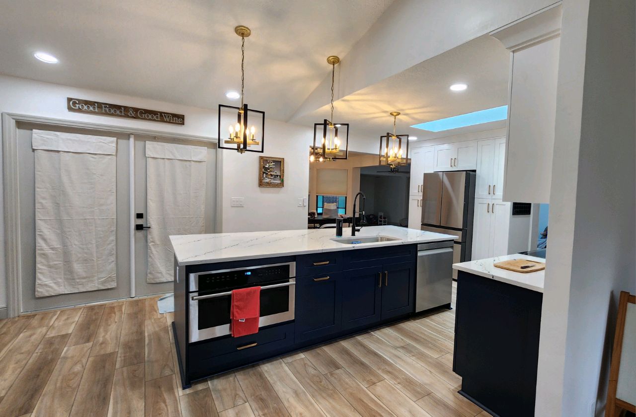 White shaker kitchen remodel