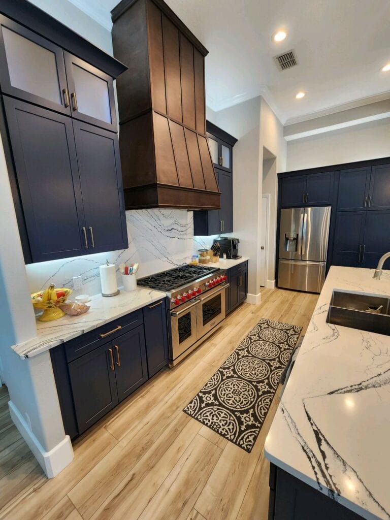 Kitchen remodel with island