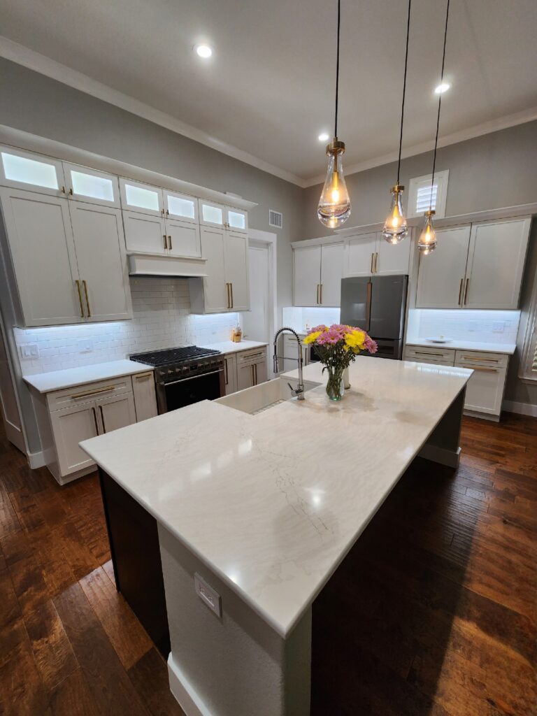 Open concept kitchen renovation